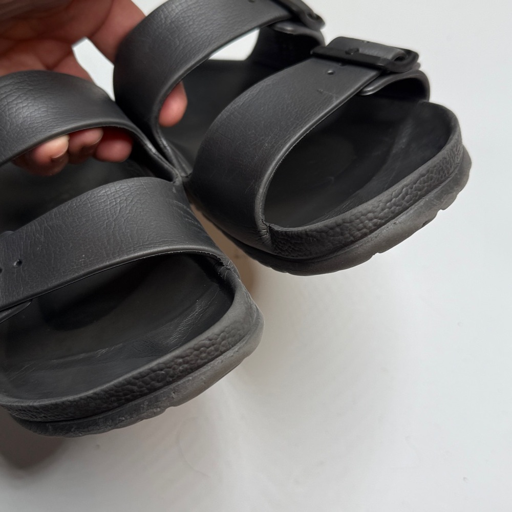 Birkenstock Silver Gray Arizona Two-strap Eva Sandals Shoe S-425 Sz 7-7.5/ 38 EU - Picture 5 of 9